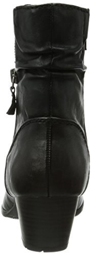 Softline 25361 damskie kozaki z krótką cholewką, Czarny Black 1, 36 EU X-Weit