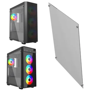 Lewy panel boczny do obudowy Gembird FORNAX K600 K700 szkło hartowane - Akcesoria do komputerów stacjonarnych - miniaturka - grafika 1