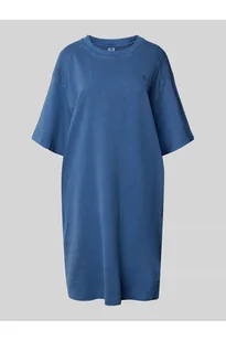 Sukienka T-shirtowa o długości do kolan z okrągłym dekoltem - G-Star Raw - Koszulki i topy damskie Sukienka T-shirtowa o długości do kolan z okrągłym dekoltem - G-Star Raw - Koszulki i topy damskie - miniaturka - grafika 1