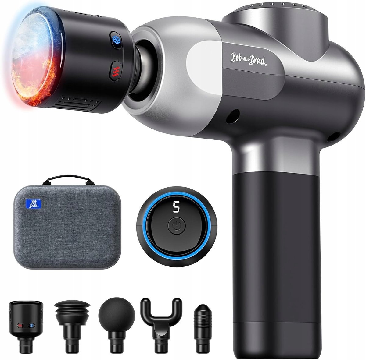 Bob and Brad C2 Pro Pistolet do masażu z terapią ciepła i zimna