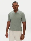 Koszulki męskie - Selected Homme Polo Paul 16096767 Zielony Regular Fit - miniaturka - grafika 1