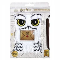 Notesy i bloczki - NOTES HARRY POTTER HEDWIGA PUSZYSTY + DŁUGOPIS RÓŻ - miniaturka - grafika 1