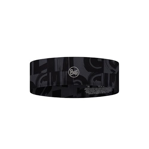 BUFF Opaska Fastwick Wygodna, Ochrona Upf50, Sport, Elastyczna, Materiał z Recyklingu, Jakość, Reguluje Temperaturę One Size Czarny