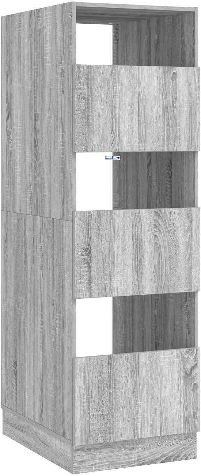 vidaXL Szafka do prania z drzwiami Szary Sonoma 50 x 68 x 162 cm