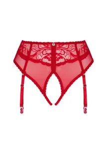Obsessive Dagmarie - Figi Z Paskami Do Pończoch, Czerwony Wariant/Rozmiar: XL/XXL  << DYSKRETNIE   |   DOSTAWA 24h   |  GRATISY - Majtki damskie - miniaturka - grafika 7