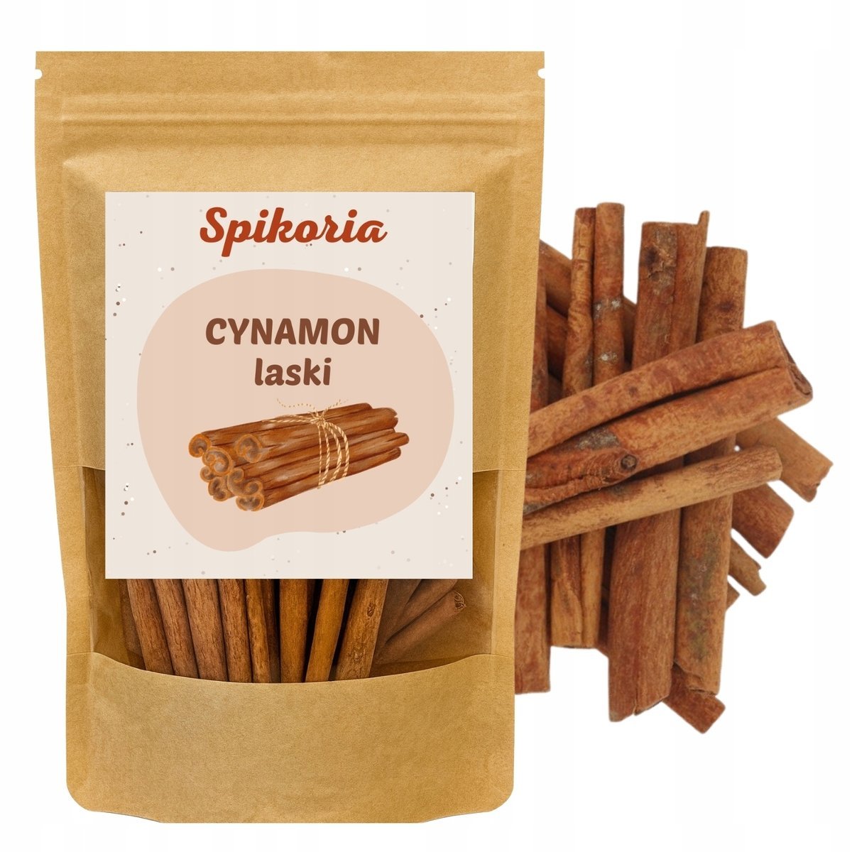 CYNAMON LASKI 100g laska cynamonu całe kora premium aromatyczne spikoria