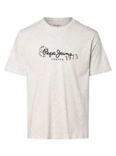 Pepe Jeans Koszulka męska - Camille Mężczyźni Dżersej szary marmurkowy, S - Koszulki męskie - miniaturka - grafika 1