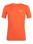 Koszulki sportowe męskie - Salewa Koszulka funkcyjna "Zebru Fresh" w kolorze pomarańczowym - miniaturka - grafika 1