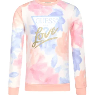 Guess Bluza Regular Fit - Bluzy dla dziewczynek - miniaturka - grafika 1