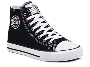 Trampki damskie wysokie Big Star NN274659 czarne z wkładką anatomiczną -41 - Trampki damskie - miniaturka - grafika 1