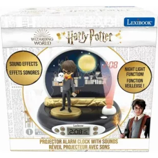 Budzik z projektorem Harry Potter Lexibook RP500HP - Wyposażenie pokoiku dziecięcego - miniaturka - grafika 1