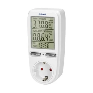 Orno Watomierz, kalkulator energii z wyświetlaczem LCD OR-WAT-435(GS) - Liczniki energii elektrycznej - miniaturka - grafika 3