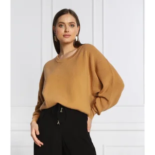 Patrizia Pepe Wełniany sweter | Regular Fit - Swetry damskie - miniaturka - grafika 1