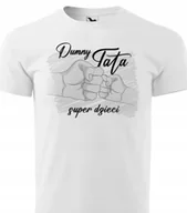 Piżamy damskie - Piżama Krótka Dwuczęściowa XXL Dumny TATA Super Dzieci DZIEŃ OJCA Wzory - miniaturka - grafika 1