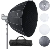 Lampy studyjne - Lampa SOFTBOX lampa studyjna led 88x88 cm - miniaturka - grafika 1