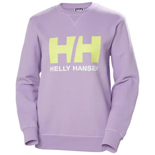 Damska Bluza HELLY HANSEN W HH LOGO CREW SWEAT 34003_699 – Fioletowy - Bluzy damskie - miniaturka - grafika 1