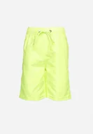 Stroje kąpielowe dla dziewczynek - Jasnozielone Bokserki Kąpielowe ze Sznurkami Sanithra - miniaturka - grafika 1