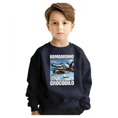 Bluzy dla dziewczynek - BLUZA DZIECIĘCA BOMBARDINO CROCODILO 134-140 DLA CHŁOPCA DZIEWCZYNKI - miniaturka - grafika 1