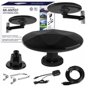 Anteny TV - Antena DVB-T2 Mistral MI-ANT07 UFO - CZARNA - miniaturka - grafika 1