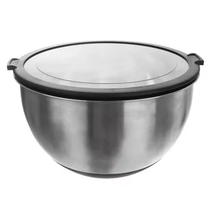 Orion Miska kuchenna stalowa z pokrywką antypoślizgowa do sałatek 17,5 cm 1,65 l O-120292 + O-120292 - Miski i półmiski - miniaturka - grafika 1