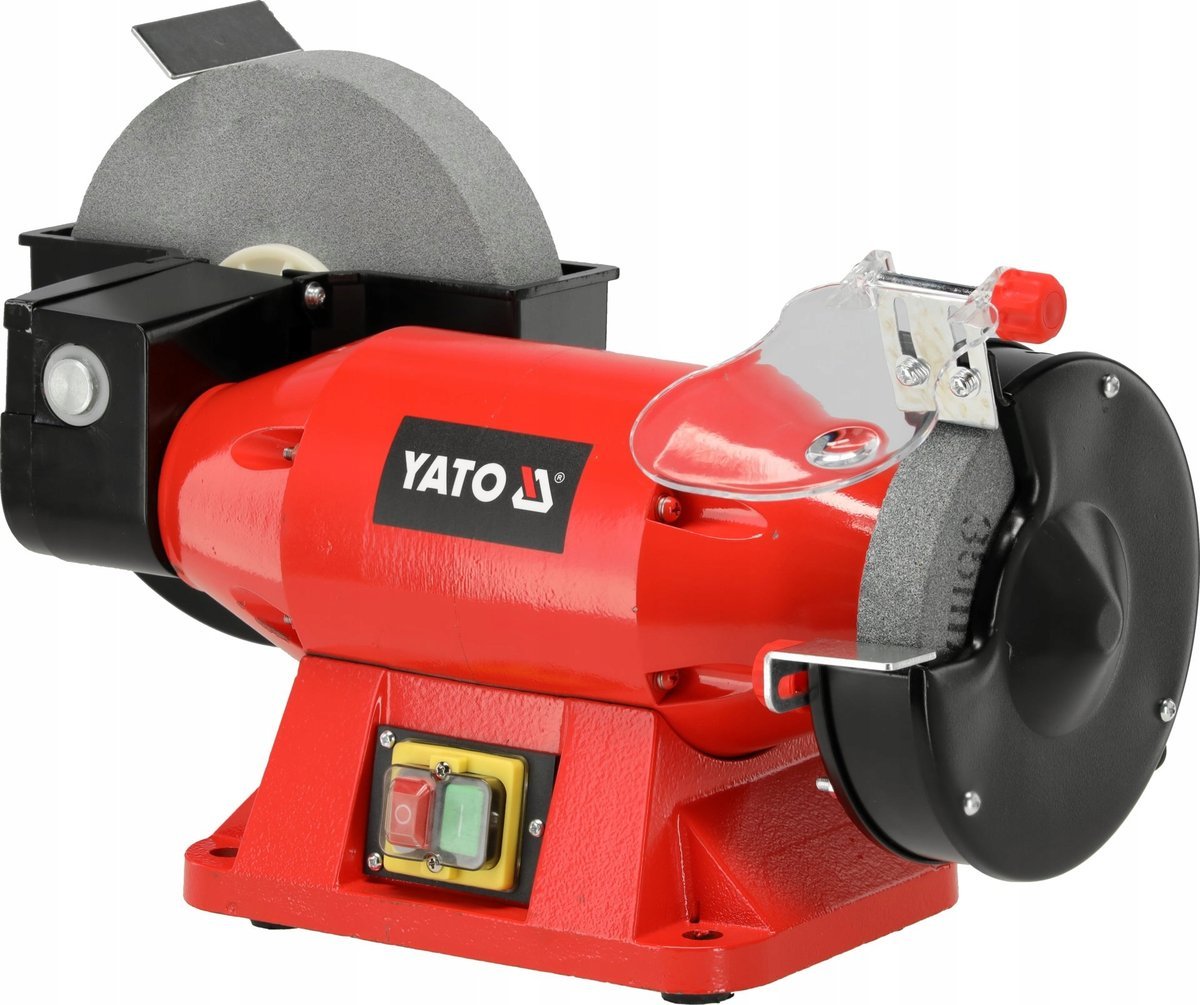 YATO SZLIFIERKA STOŁOWA DWUTARCZOWA DO OSTRZENIA 520W 150mm 200mm PODWÓJNA