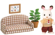 Figurki dla dzieci - Sylvanian Families EPOCH : Kkrólik z kanapą 2201 - miniaturka - grafika 1