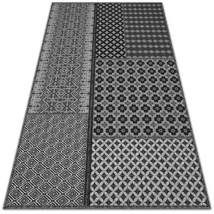 Dywan zewnętrzny tarasowy wzór Aztecki styl 100x150 cm - Dywany zewnętrzne - miniaturka - grafika 1