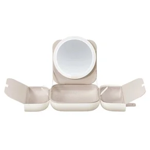 AMIRO Lusterko kosmetyczne z podświetleniem LED i kosmetyczką AML115M - Lusterka do makijażu AMIRO Lusterko kosmetyczne z podświetleniem LED i kosmetyczką AML115M - Lusterka do makijażu - miniaturka - grafika 1