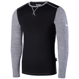 Koszulka męska Zulu Merino 160 Long Rozmiar: XL / Kolor: ciemnozielony - Koszulki sportowe męskie - miniaturka - grafika 1