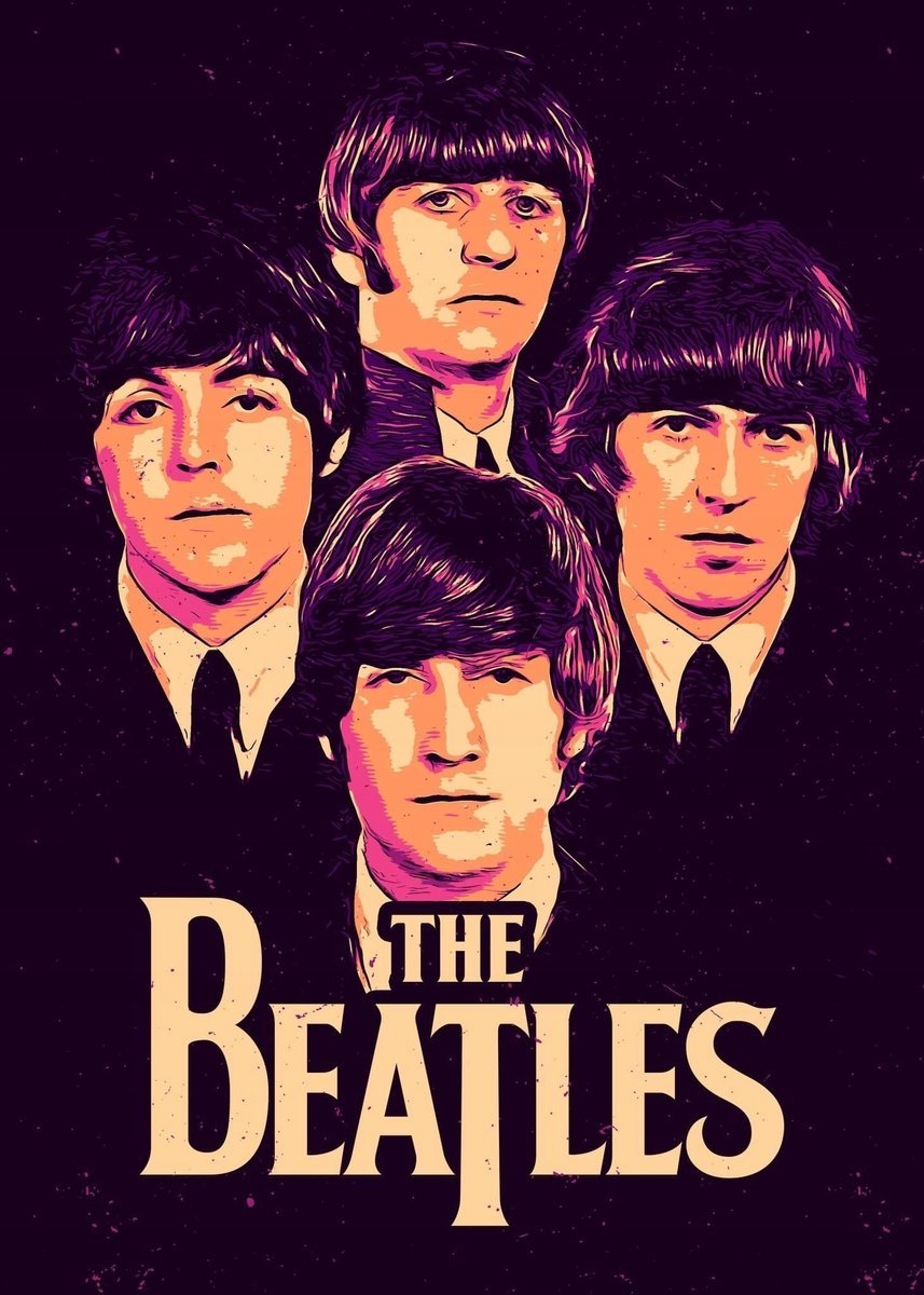 PODKŁADKA POD MYSZ Nadruk 22x18 cm The Beatles Rock John Lennon Prezent