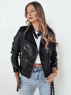 Moda i Uroda OUTLET - Kurtka skórzana damska ROLDAN czarna Dstreet TY4180-M - miniaturka - grafika 1