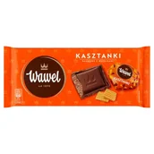Czekolada - Wawel Kasztanki kakaowe z wafelkami Czekolada nadziewana 100 g - miniaturka - grafika 1