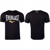 Koszulki męskie - Everlast Koszulka Męska T-shirt Czarna R.xl - miniaturka - grafika 1