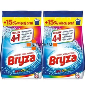 Bryza 4w1 do Koloru Kolor Proszek do Prania 140pr 2 x 4,55kg - Środki do prania - miniaturka - grafika 1