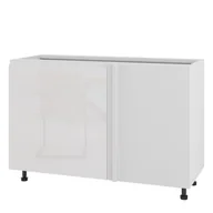 Meble kuchenne - Rimini Szafka Dolna Narożna Lewa Dnw-120 Biały Połysk - miniaturka - grafika 1