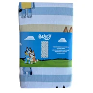 Prześcieradła dla dzieci - Bawełniane prześcieradło dziecięce z gumką 90x200 Bluey - miniaturka - grafika 1