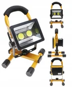 Lampy ogrodowe - HALOGEN PRZENOŚNY Lampa LED ROBOCZA 50W Naświetlacz Budowlany 918 - miniaturka - grafika 1