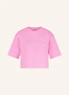 Koszulki i topy damskie - Salomon T-Shirt Short pink - SALOMON - miniaturka - grafika 1