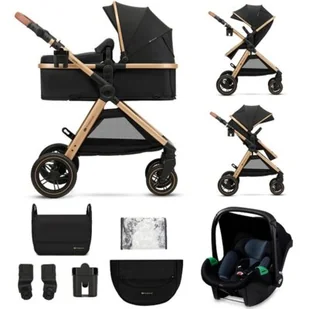 Wózek wielofunkcyjny KINDERKRAFT Esme Pro 3w1 Czarny - Wózki dziecięce - miniaturka - grafika 1