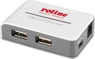 Huby USB - HUB USB Roline 4-porty 4x USB-A 2.0 - miniaturka - grafika 1