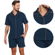 Piżamy damskie - Krótka męska PIŻAMA rozpinana PMB.4261 Doctor Nap - miniaturka - grafika 1