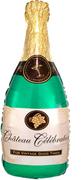 Sylwester - Balon foliowy butla szampana - 93 cm - miniaturka - grafika 1