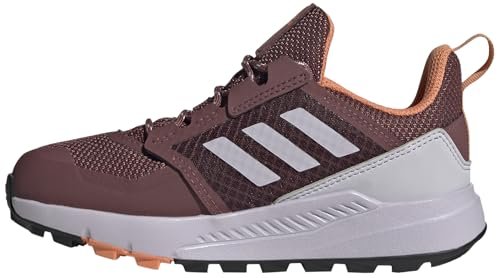adidas Uniseks - dzieci Terrex Trailmaker RAIN.RDY Hiking Shoes, quiet crimson/silver dawn/amber tint, 29 EU