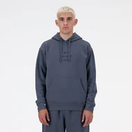 Bluzy męskie - Bluza męska New Balance MT41517GT  szara - miniaturka - grafika 1