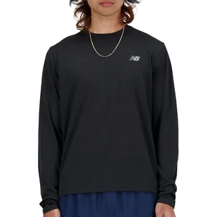 Koszulka New Balance MT41256BK - czarna - Koszulki męskie - miniaturka - grafika 1
