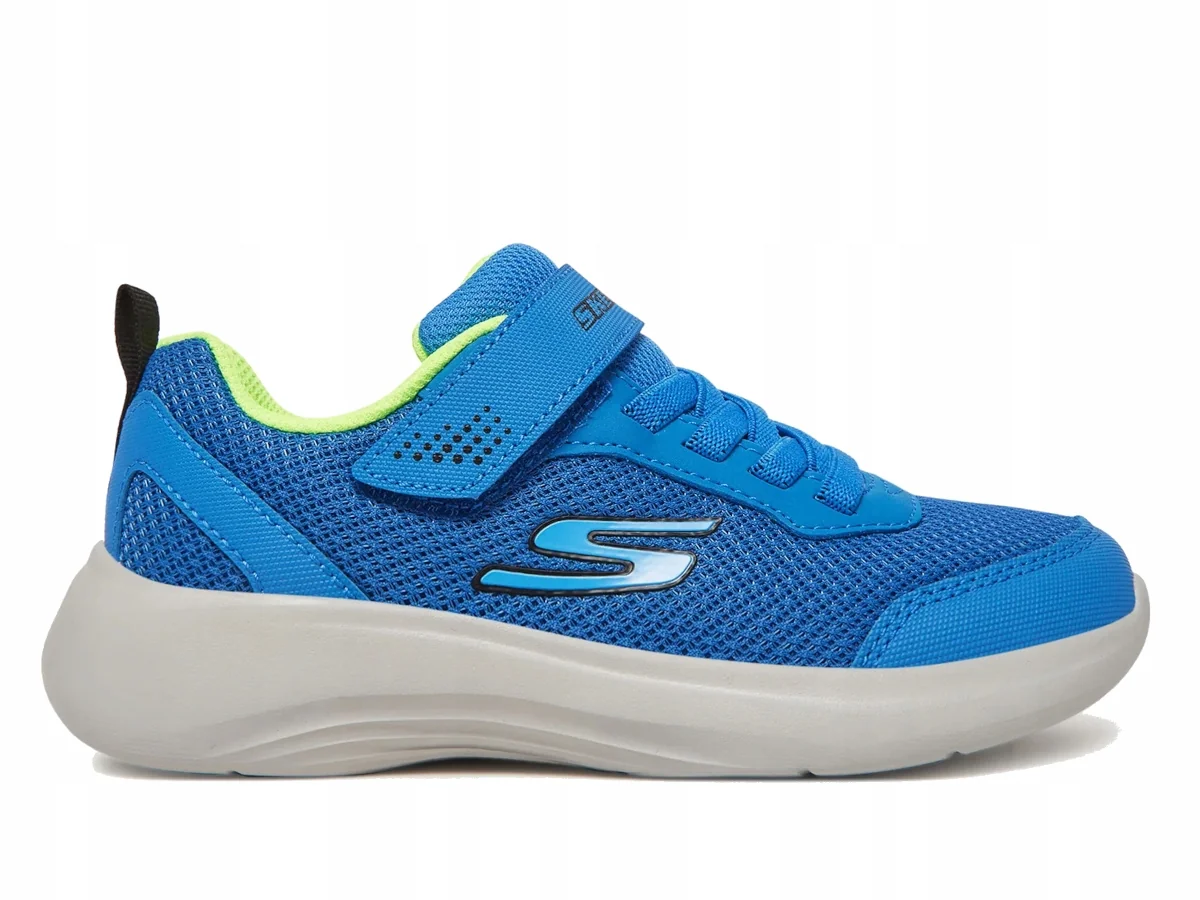 BUTY dziecięce SKECHERS 403615L-BLU sportowe siatka rzepy na co dzień 28,5