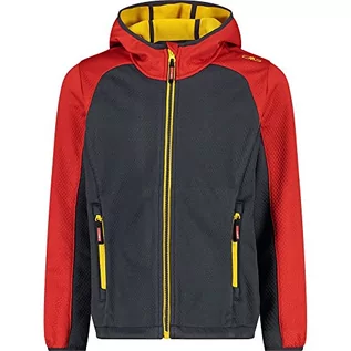 Kurtki i płaszcze dla chłopców - CMP - Kid Jacket Fix Hood, Boy, Titanio, 128 - grafika 1