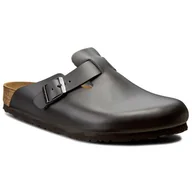 Klapki i japonki damskie - Birkenstock Klapki Boston 0060191 Black - miniaturka - grafika 1