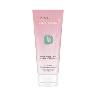 Dermika Clean & More krem micelarny do mycia twarzy do cery normalnej i wrażliwej Cykoria & Kompleks Łagodzący 150ml - Płyny micelarne - miniaturka - grafika 1