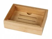 Mydelniczki i dozowniki mydła - Mydelniczka HANOI 8 x 10 x 3 cm bambusowa - miniaturka - grafika 1